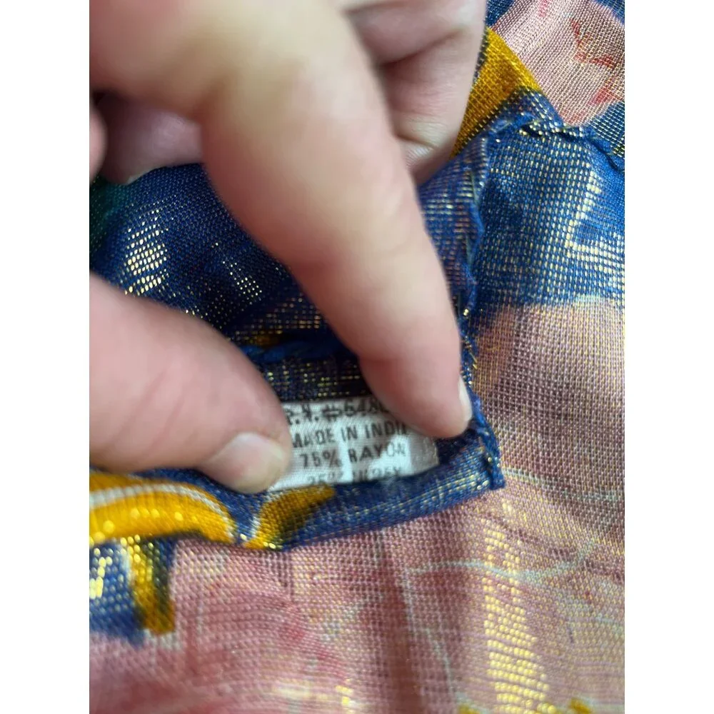 Set of two lightweight scarves made in Pakistan and India